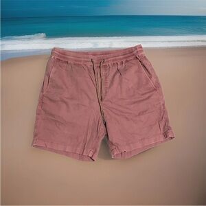 Faherty Men's Drawstring Shorts in Dusty Rose
